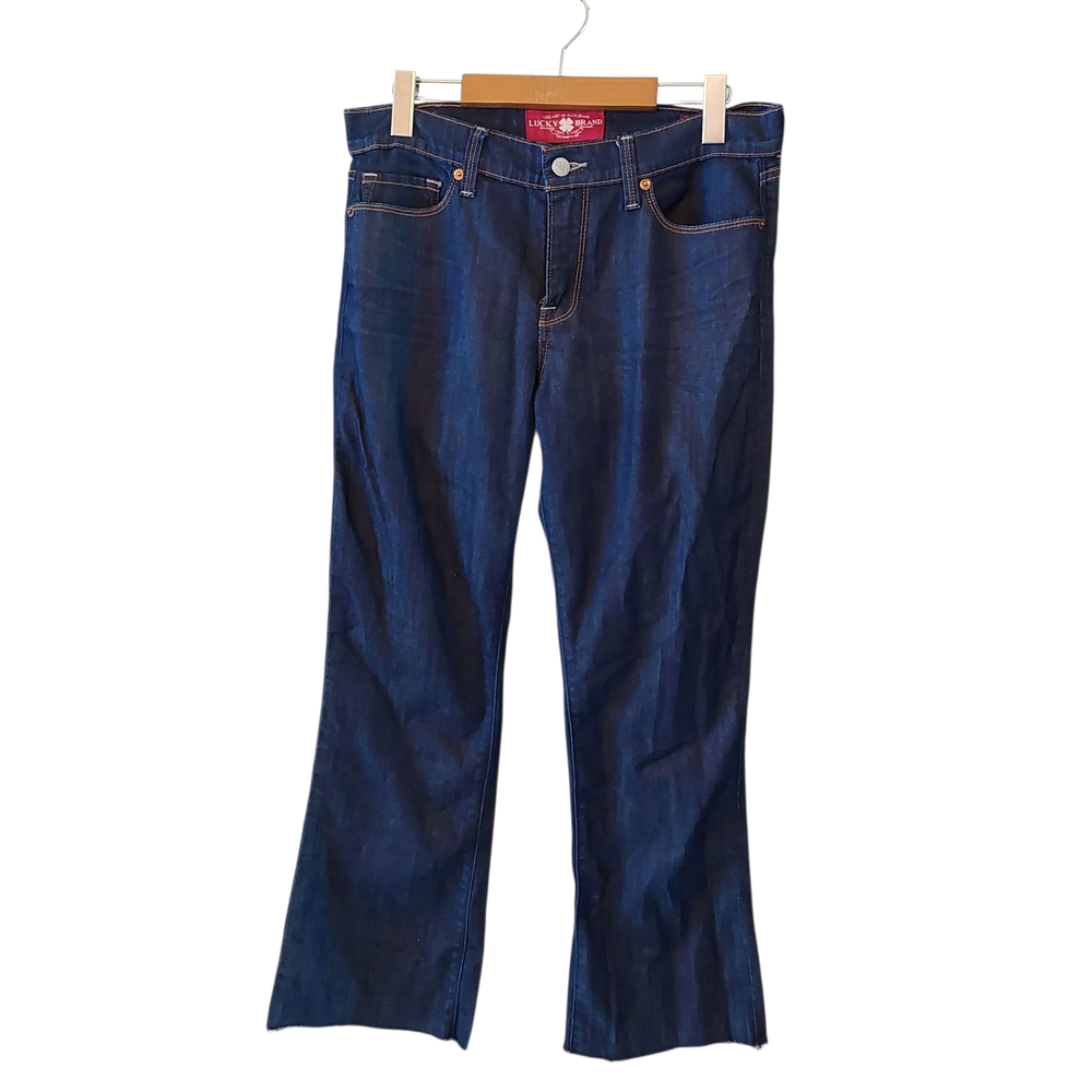 Lucky Brand Women's Blue Flare Wide Leg Jeans